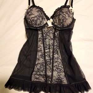 La Senza Bustier / Babydoll - Size Small